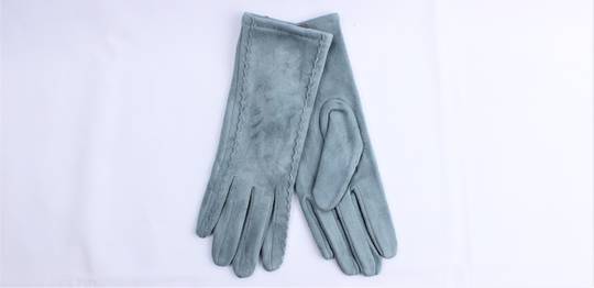Shackelford faux suede glove teal Style; S/LK4964TEA